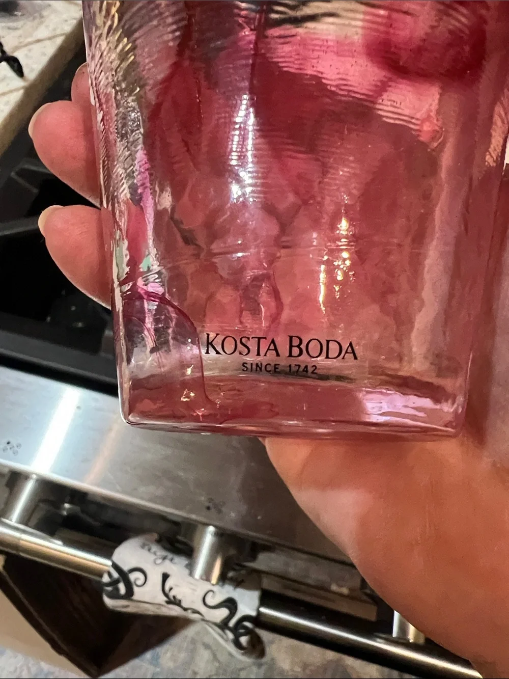🌸 NWT Set of 4 Kosta Boda 